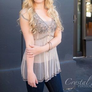 Beautiful beaded blouse